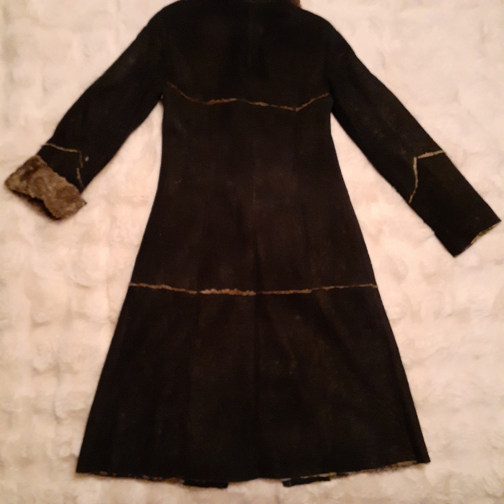 Vintage Shearling Lamb Leather Penny Lane Coat - Picture 9 of 9